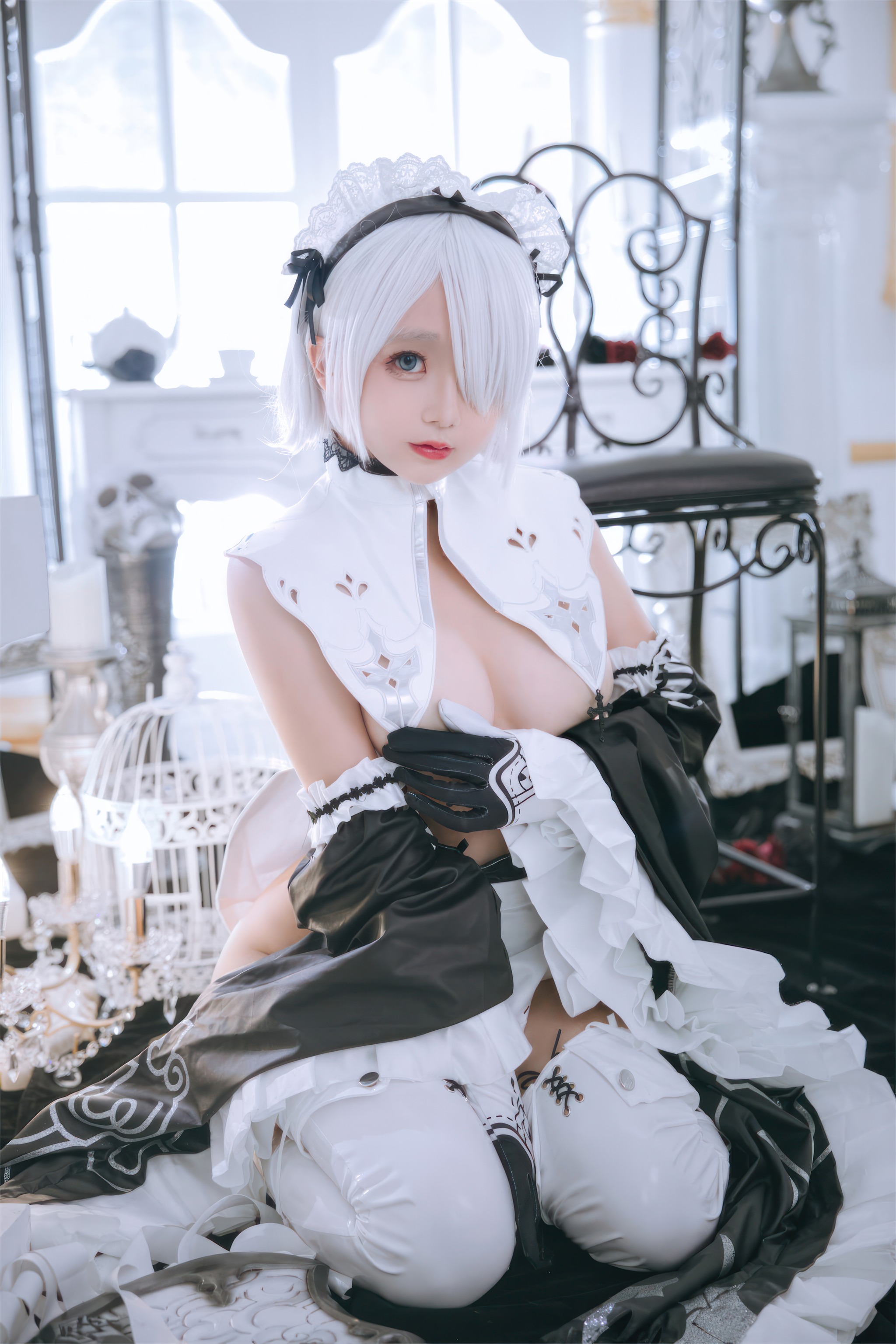 图片[1]-日奈娇 – NO.097 2B奶盖女仆[86P]-XikXak